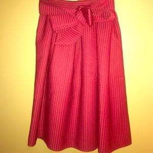 Cranberry Flared Skirt